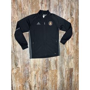 Mens Atlanta United Soccer Football Full Zip Jacket Size Large Vented